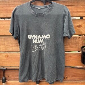 Vintage Frank Zappa T Shirt Mens L Black Fair Dynamo Hum Single Stitch Rock Tee